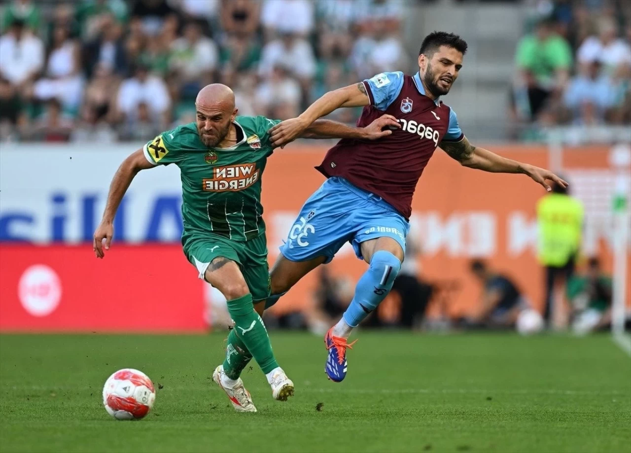 Trabzonspor Avrupa Ligi’ne Veda Etti! Rapid Wien’e 2-0 Mağlup Oldu